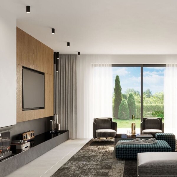 Sollux SL.1003 - Bodové svítidlo LAGOS 1xGU10/10W/230V 60 cm černá