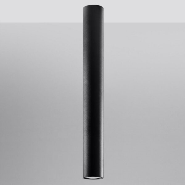 Sollux SL.1003 - Bodové svítidlo LAGOS 1xGU10/10W/230V 60 cm černá