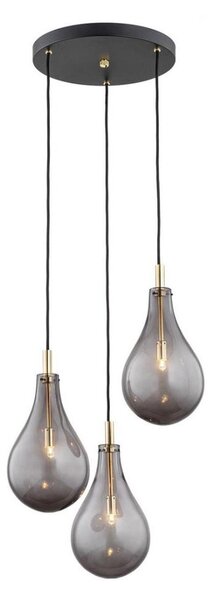 Argon 6105 - Lustr na lanku OAKLAND 3xG9/6W/230V černá