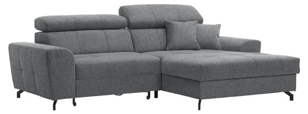 ROHOVÁ SEDAČKA, textil, šedá Carryhome - Sedací soupravy, Online Only