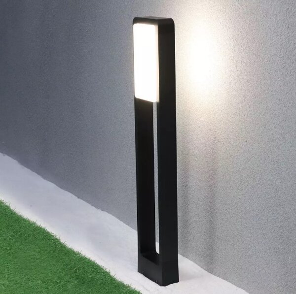 LED Venkovní lampa SAMSUNG CHIP LED/10W/230V 3000K IP65 černá