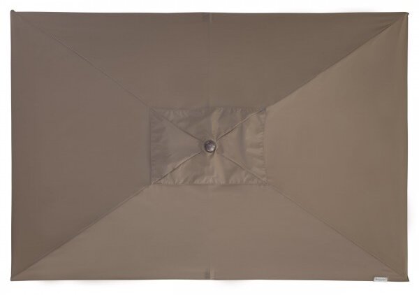 Doppler ALU WOOD zahradní slunečník 300 x 200 cm hnědá