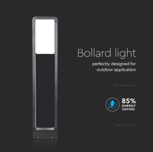 LED Venkovní lampa SAMSUNG CHIP LED/10W/230V 3000K IP65 černá