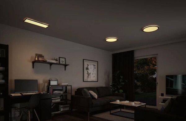 Paulmann 70997 - LED/11,2W Přisazený panel ATRIA 230V 3000K černá