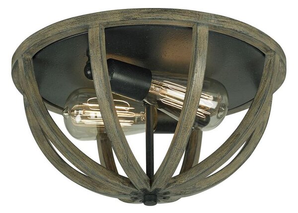 Elstead FE-ALLIER-F-WW - Stropní svítidlo ALLIER 2xE27/60W/230V dub