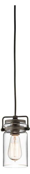 Elstead KL-BRINLEY-MP-OZ - Lustr na lanku BRINLEY 1xE27/60W/230V antracit