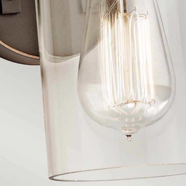 Elstead KL-BRINLEY1-OZ - Nástěnné svítidlo BRINLEY 1xE27/60W/230V antracit