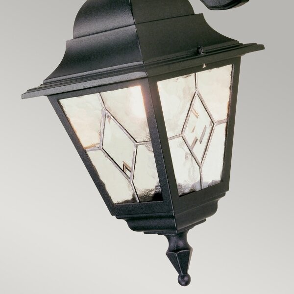 Elstead NR2-BLK - Venkovní nástěnné svítidlo NORFOLK 1xE27/100W/230V IP43