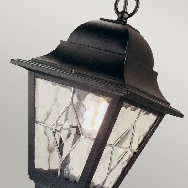Elstead NR9-BLK - Venkovní lustr NORFOLK 1xE27/100W/230V IP43