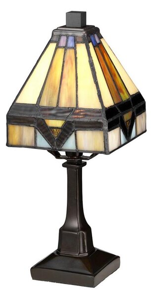 Elstead QZ-HOLMES-TL - Stolní lampa Tiffany HOLMES 1xE14/25W/230V