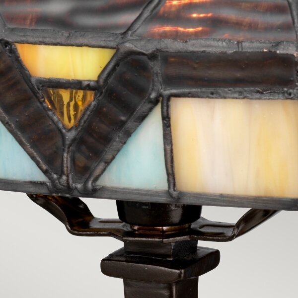 Elstead QZ-HOLMES-TL - Stolní lampa Tiffany HOLMES 1xE14/25W/230V