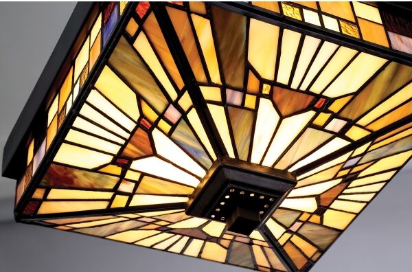 Elstead QZ-INGLENOOK-F - Venkovní stropní svítidlo INGLENOOK 2xE27/60W/230V IP44