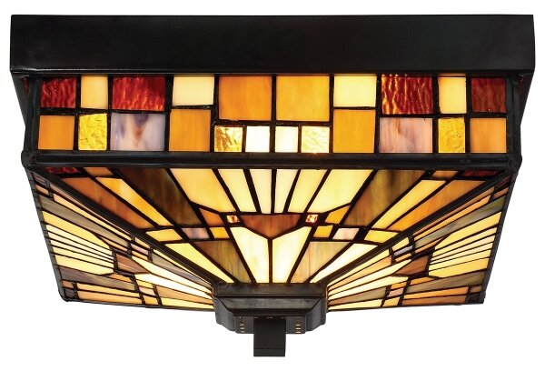 Elstead QZ-INGLENOOK-F - Venkovní stropní svítidlo INGLENOOK 2xE27/60W/230V IP44