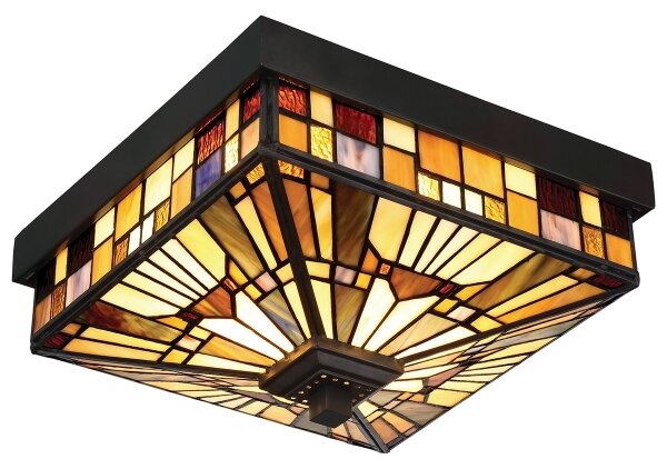 Elstead QZ-INGLENOOK-F - Venkovní stropní svítidlo INGLENOOK 2xE27/60W/230V IP44