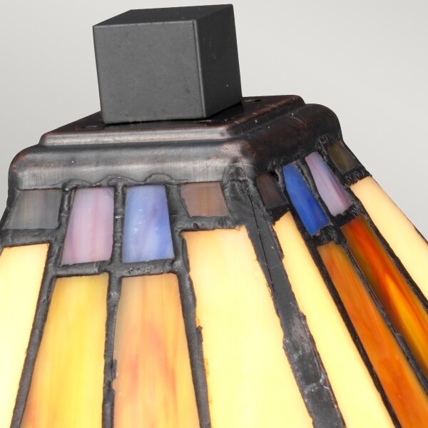 Elstead QZ-HOLMES-TL - Stolní lampa Tiffany HOLMES 1xE14/25W/230V