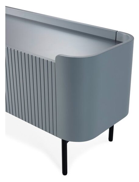 Šedomodrý TV stolek 180x55x40 cm Willa – MOME