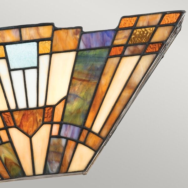 Elstead QZ-INGLENOOK-WU - Nástěnné svítidlo Tiffany INGLENOOK 2xE14/60W/230V