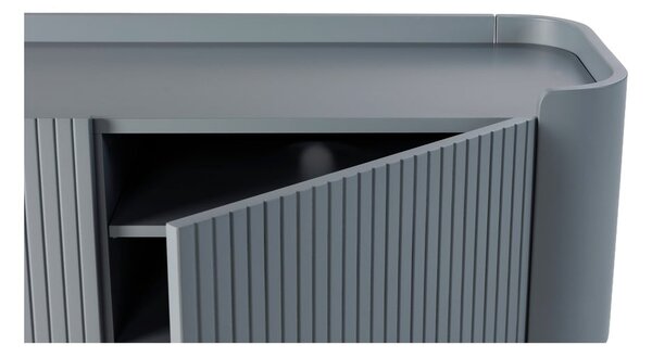 Šedomodrý TV stolek 180x55x40 cm Willa – MOME