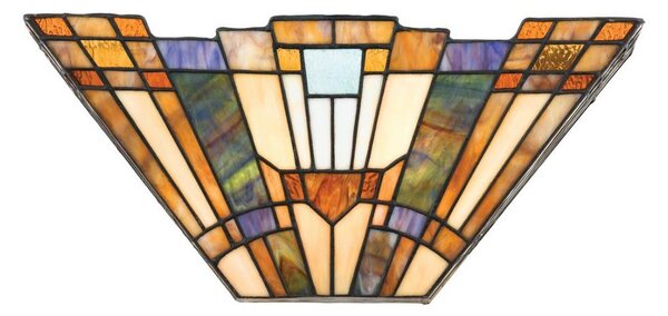 Elstead QZ-INGLENOOK-WU - Nástěnné svítidlo Tiffany INGLENOOK 2xE14/60W/230V