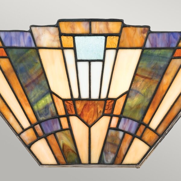 Elstead QZ-INGLENOOK-WU - Nástěnné svítidlo Tiffany INGLENOOK 2xE14/60W/230V