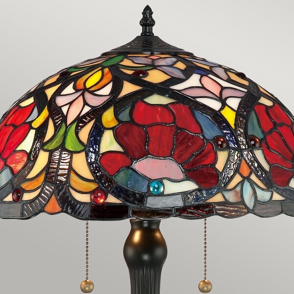Elstead QZ-LARISSA-TL - Stolní lampa Tiffany LARISSA 2xE27/60W/230V