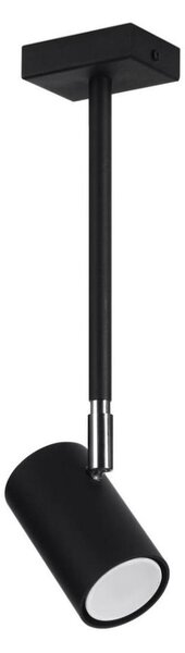 Sollux SL.1074 - Lustr na tyči NORANO 1xGU10/40W/230V černá