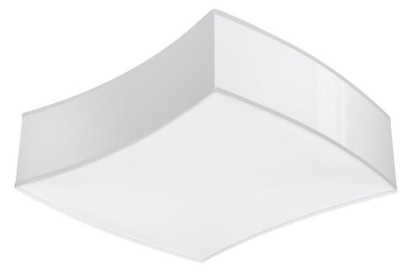 Sollux SL.1054 - Stropní svítidlo SQUARE 2xE27/60W/230V bílá