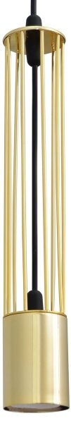 LED Lustr na lanku BARS 1xGU10/4,8W/230V zlatá