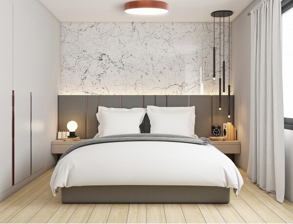 Stropní svítidlo se senzorem CLEO 4xE27/24W/230V pr. 50 cm měděná