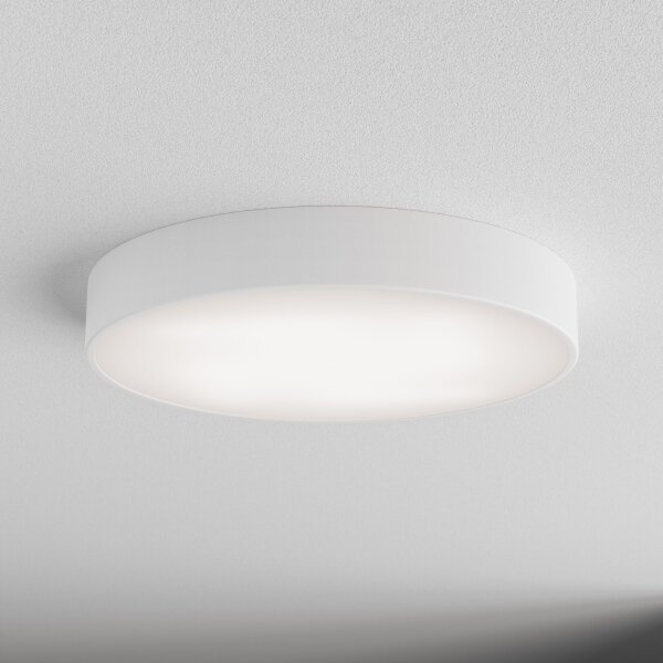 Koupelnové stropní svítidlo se senzorem CLEO 4xE27/24W/230V pr. 50 cm IP54 bílá
