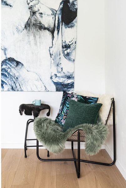Zelená umělá kožešina Tiseco Home Studio Sheepskin, 60 x 90 cm