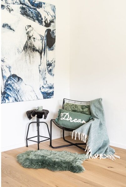 Zelená umělá kožešina Tiseco Home Studio Sheepskin, 60 x 90 cm