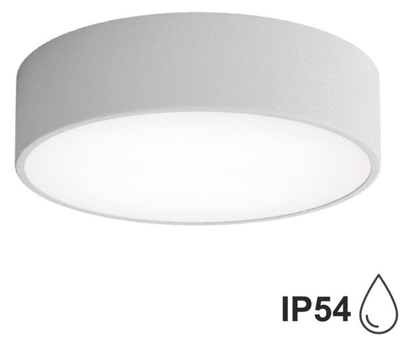 Koupelnové stropní svítidlo CLEO 2xE27/24W/230V pr. 30 cm šedá IP54