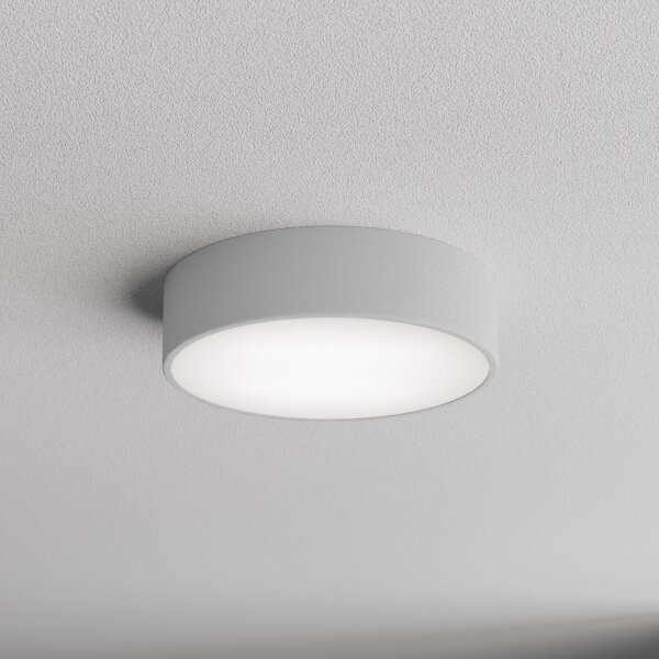 LED Stropní svítidlo CLEO LED/24W/230V 4000K pr. 30 cm šedá