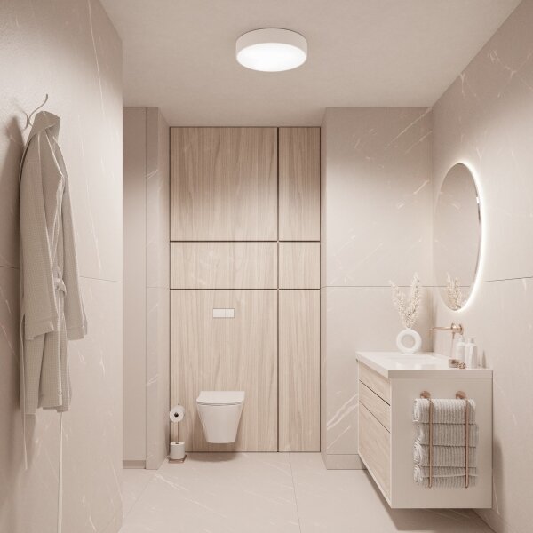 Brilagi - LED RGBW Stmí. koup. str. svítidlo CLARE 3xE27/9W/230V IP54 Wi-Fi bílá