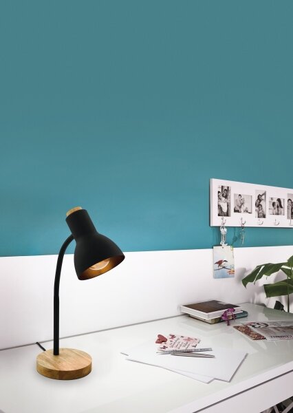 Eglo 98831 - Stolní lampa VERADAL 1xE27/40W/230V černá