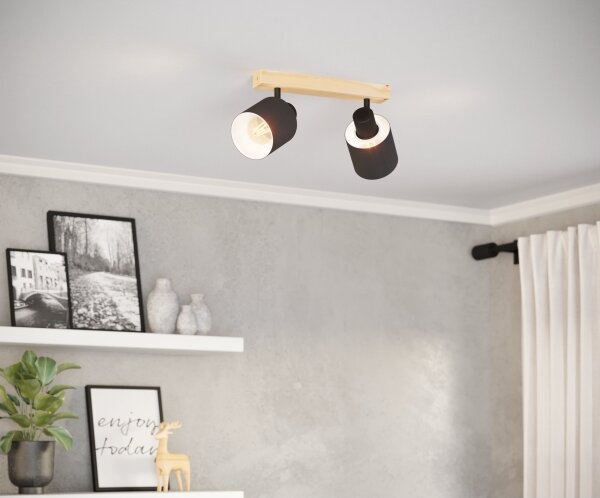 Eglo 99489 - Bodové svítidlo BATALLAS 2xE27/10W/230V