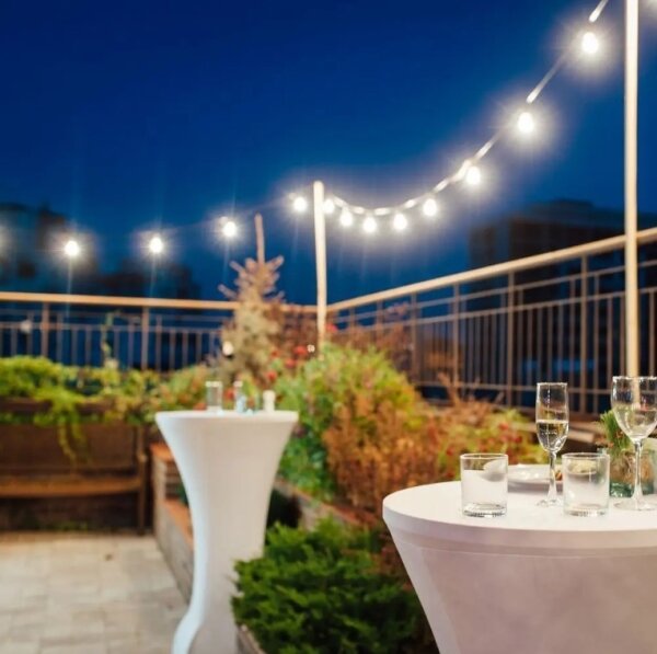 LED Venkovní řetěz STRING 10m 20xLED/0,5W/24/230V 3000K IP44