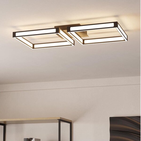 Eglo 99788 - LED Stropní svítidlo ALTAFLOR 2xLED/11,2W/230V černá