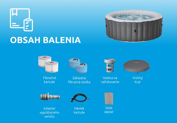 Mspa | Vířivý bazén MSPA Pebble LR062-GR | 11400314