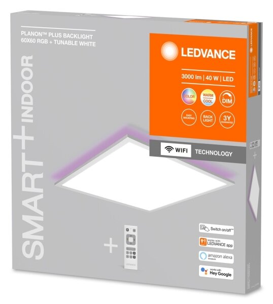 Ledvance - LED RGBW Stmívatelný panel SMART+ PLANON LED/40W/230V Wi-Fi + DO