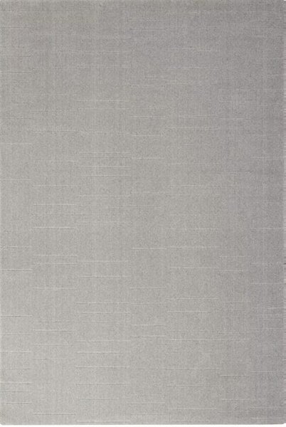 Kusový koberec vlněný Agnella Noble Shift Geometrický šedý Rozměr: 120x180 cm