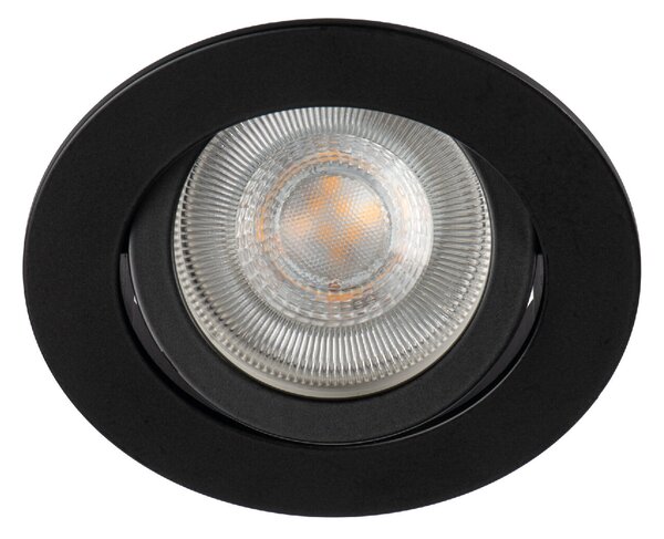 DALLA DTO-B vestavné svít. max.10W, bez zdroje Gx5,3/GU10, 12V/ 240V, IP20, kulaté, černé