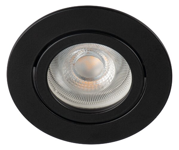 DALLA DTO-B vestavné svít. max.10W, bez zdroje Gx5,3/GU10, 12V/ 240V, IP20, kulaté, černé