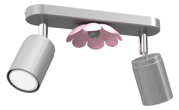 Bodové svítidlo FLOWER 2xGU10/8W/230V matný chrom