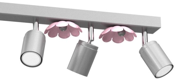 Bodové svítidlo FLOWER 6xGU10/8W/230V matný chrom