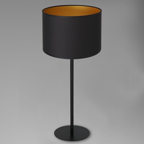 Stolní lampa ARDEN 1xE27/60W/230V pr. 25 cm černá/zlatá