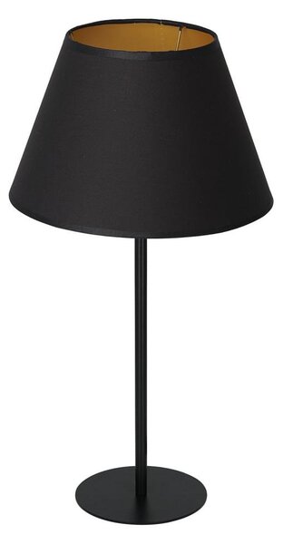Stolní lampa ARDEN 1xE27/60W/230V pr. 30 cm černá/zlatá