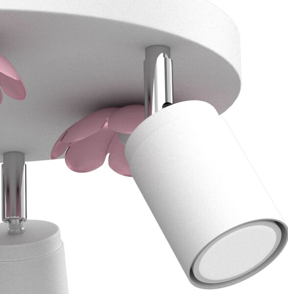 Bodové svítidlo FLOWER 3xGU10/8W/230V bílá