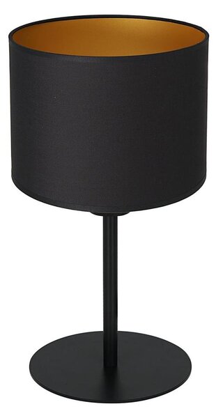 Stolní lampa ARDEN 1xE27/60W/230V pr. 18 cm černá/zlatá